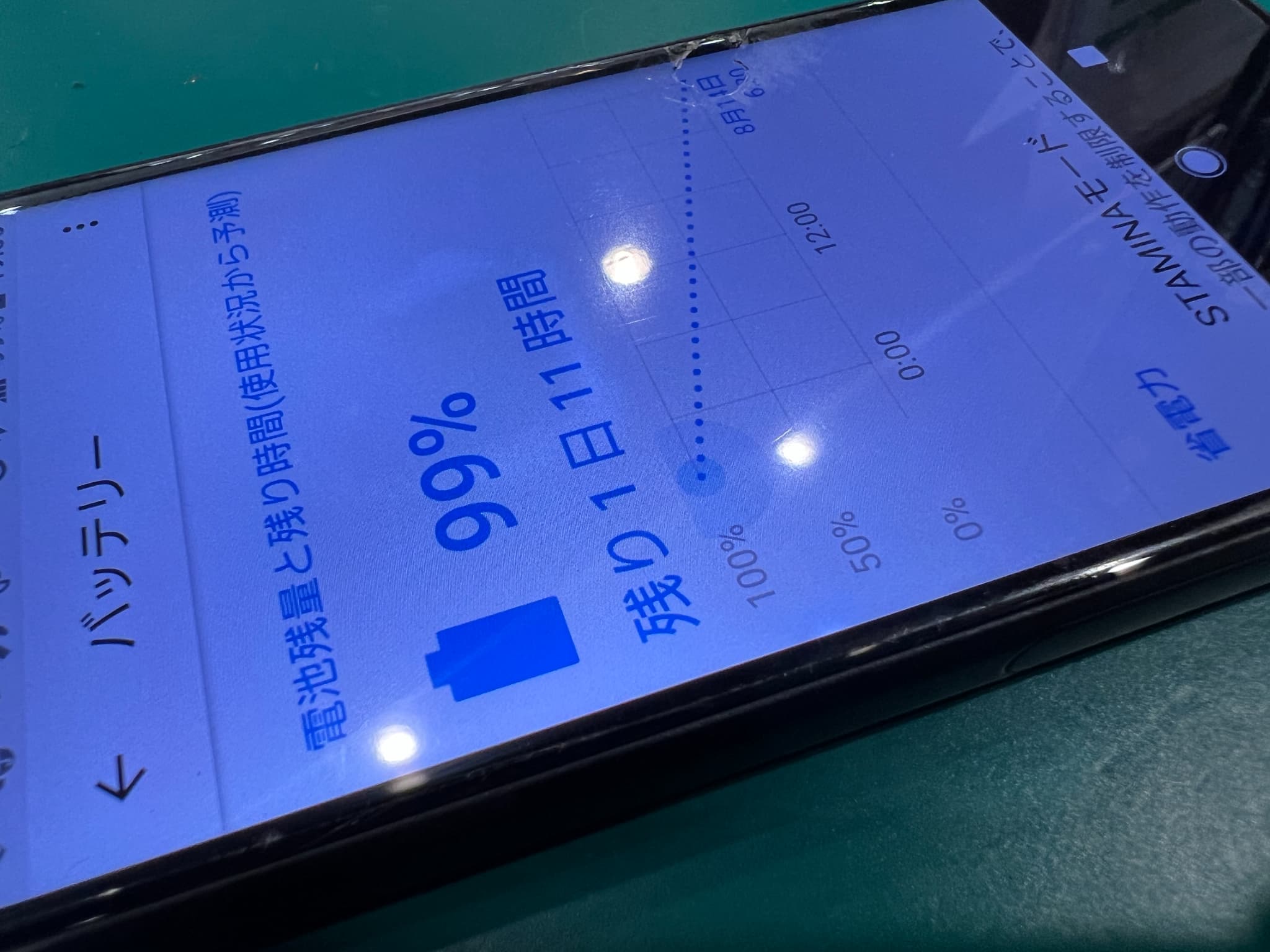 Xperia XZ1compact (エクスペリア)のバッテリー交換、膨張です！【スマホ修理工房ペリエ千葉店】